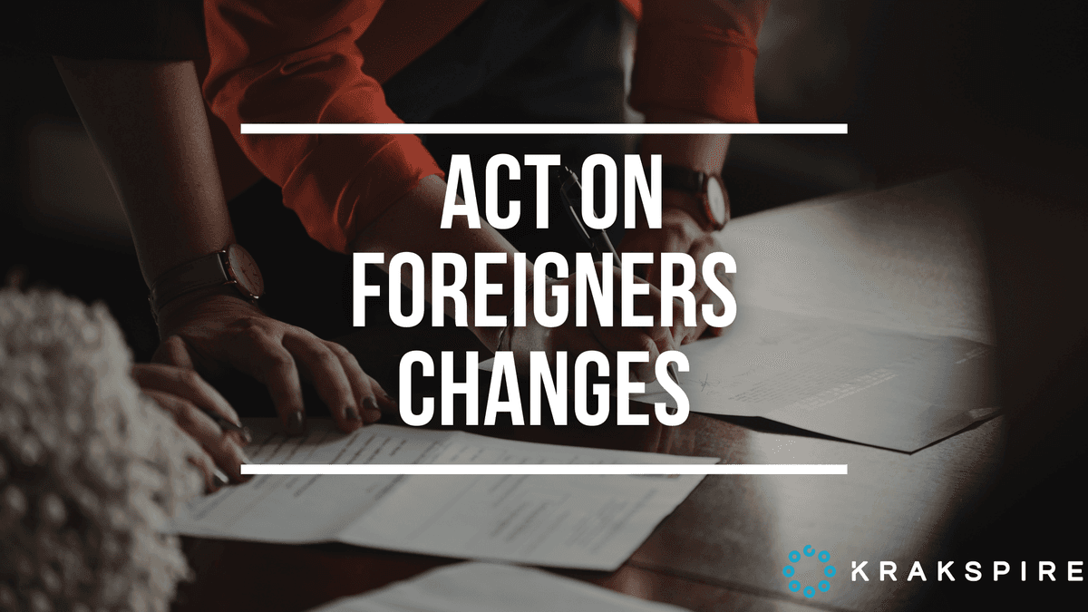Act on Foreigners Amendment