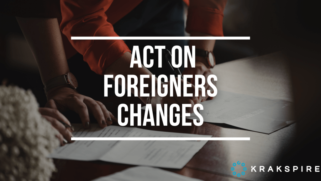 Act on Foreigners amendment - what will change?